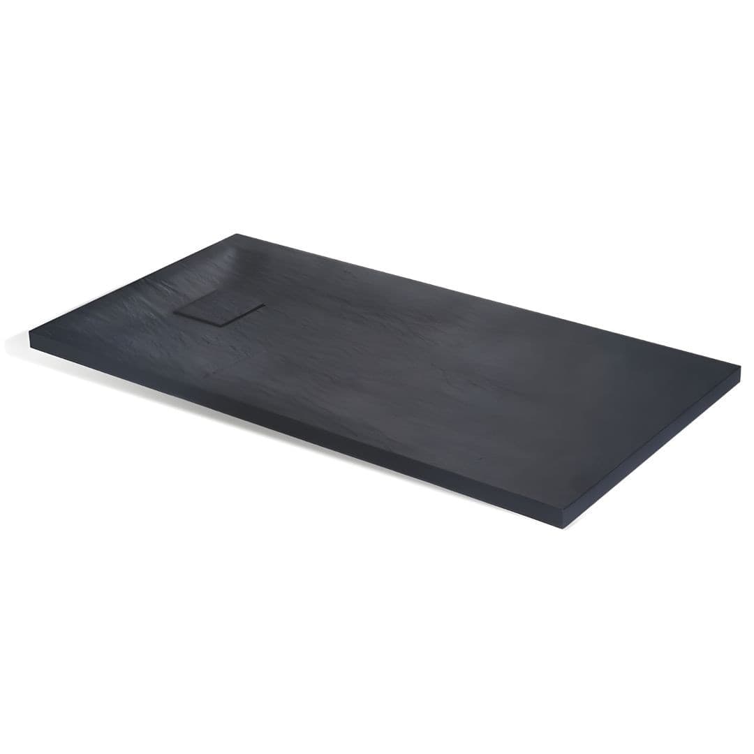 Piatto Doccia Antracite Mineral Marmo Resina Antiscivolo h4 cm - 37
