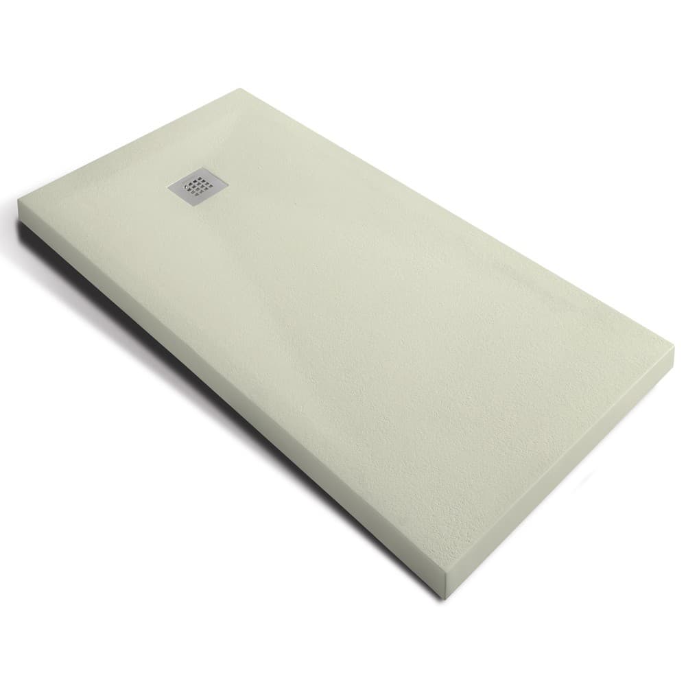 Piatto Doccia Avorio Mineral Marmo Resina Antiscivolo h 3,5 cm - 3