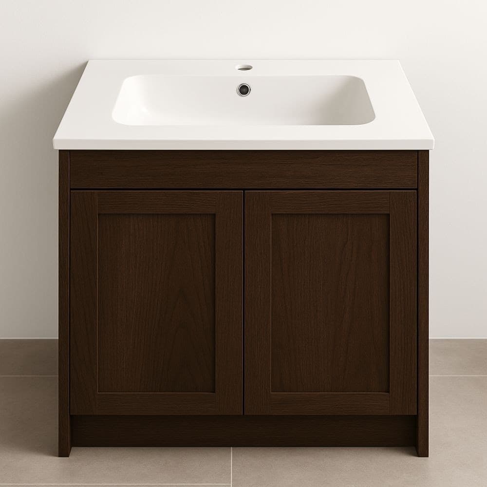 Lavabo Da Incasso In Mineral Marmo Bianco Rettangolare 61X46 Cm - 7