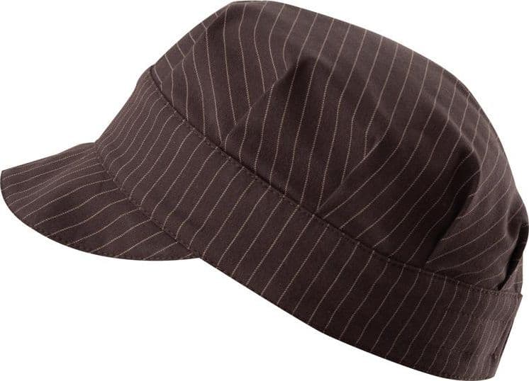 Cappello Tommy Marrone Gessato appellino con Inserti Banconiere Commessa - 2