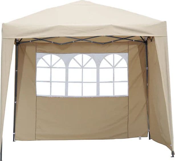 Telo di ricambio laterale per Gazebo pieghevole con finestre in tessuto Oxford 600D Beige in Gazebo Decor Space - Altamura, commercioVirtuoso.it