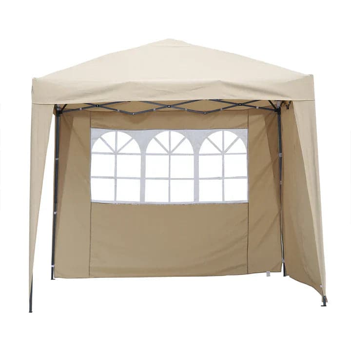 Telo di ricambio laterale per Gazebo pieghevole con finestre in tessuto Oxford 600D Beige in Gazebo Decor Space - Altamura, commercioVirtuoso.it