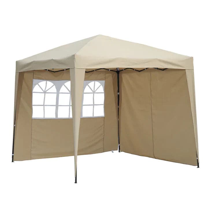 Telo di ricambio laterale per Gazebo pieghevole con finestre in tessuto Oxford 600D Beige in Gazebo Decor Space - Altamura, commercioVirtuoso.it