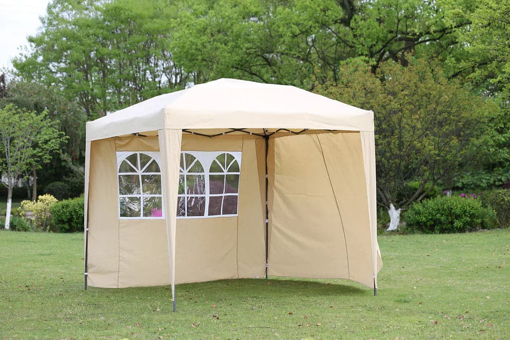 Telo di ricambio laterale per Gazebo pieghevole con finestre in tessuto Oxford 600D Beige in Gazebo Decor Space - Altamura, commercioVirtuoso.it