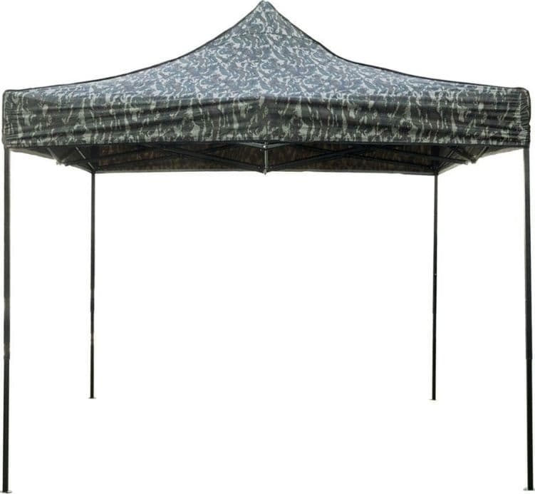 Gazebo pieghevole apertura a fisarmonica per campeggio, sagre ed eventi professionale 3 x 3 mt Mimetico in Gazebo Decor Space - Altamura, commercioVirtuoso.it