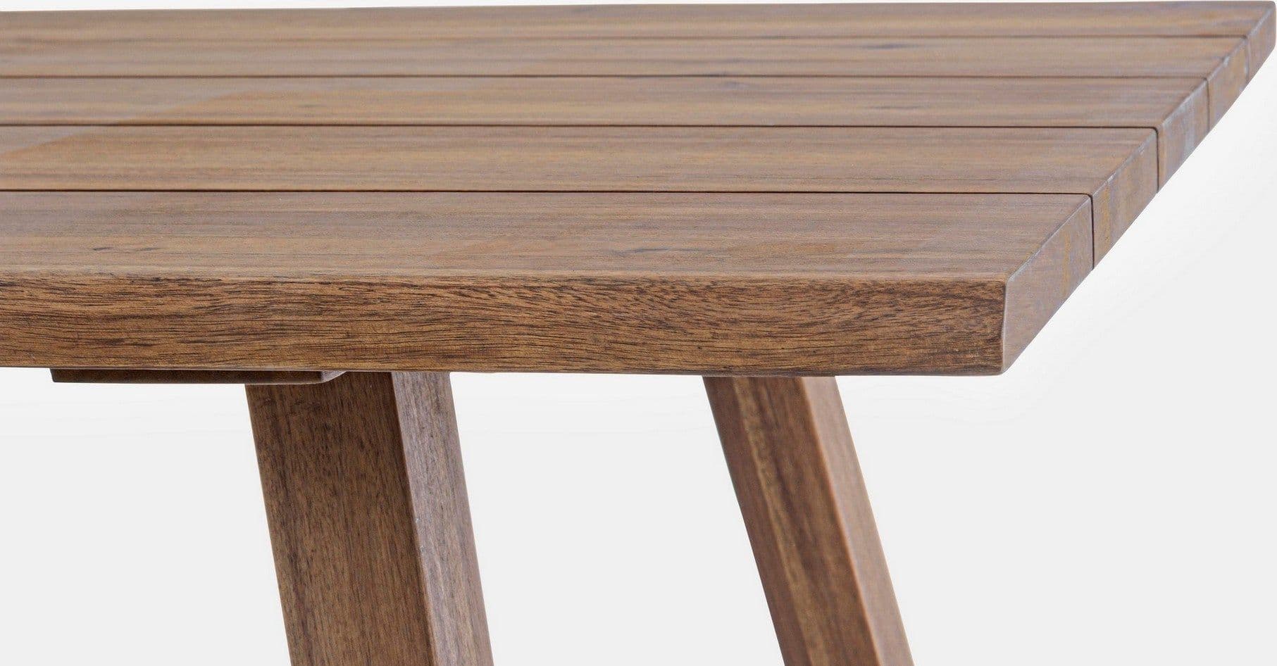Tavolo "Glasgow" rettangolare, in legno di acacia FSC, per interno ed esterno, da 180 cm in Tavoli standard Decor Space - Altamura, commercioVirtuoso.it