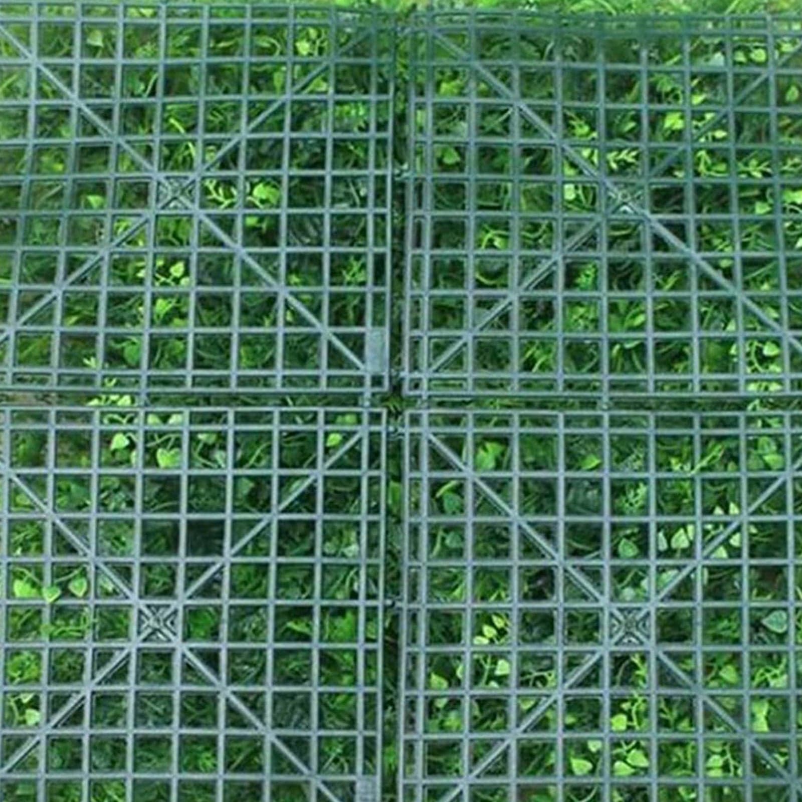 Siepe artificiale per parete sempreverde verticale "Tropicale" da intero ed esterno 1 x 1 mt in Piante artificiali Decor Space - Altamura, commercioVirtuoso.it