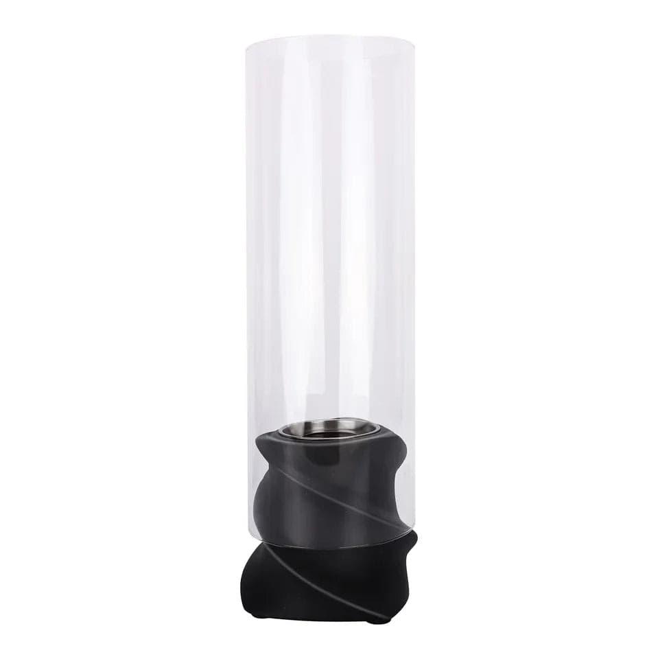 Lampada a Bioetanolo da Tavolo "Tornado" in Ceramica per arredamento Bar e Ristoranti in Caminetti gel ed etanolo Decor Space - Altamura, commercioVirtuoso.it