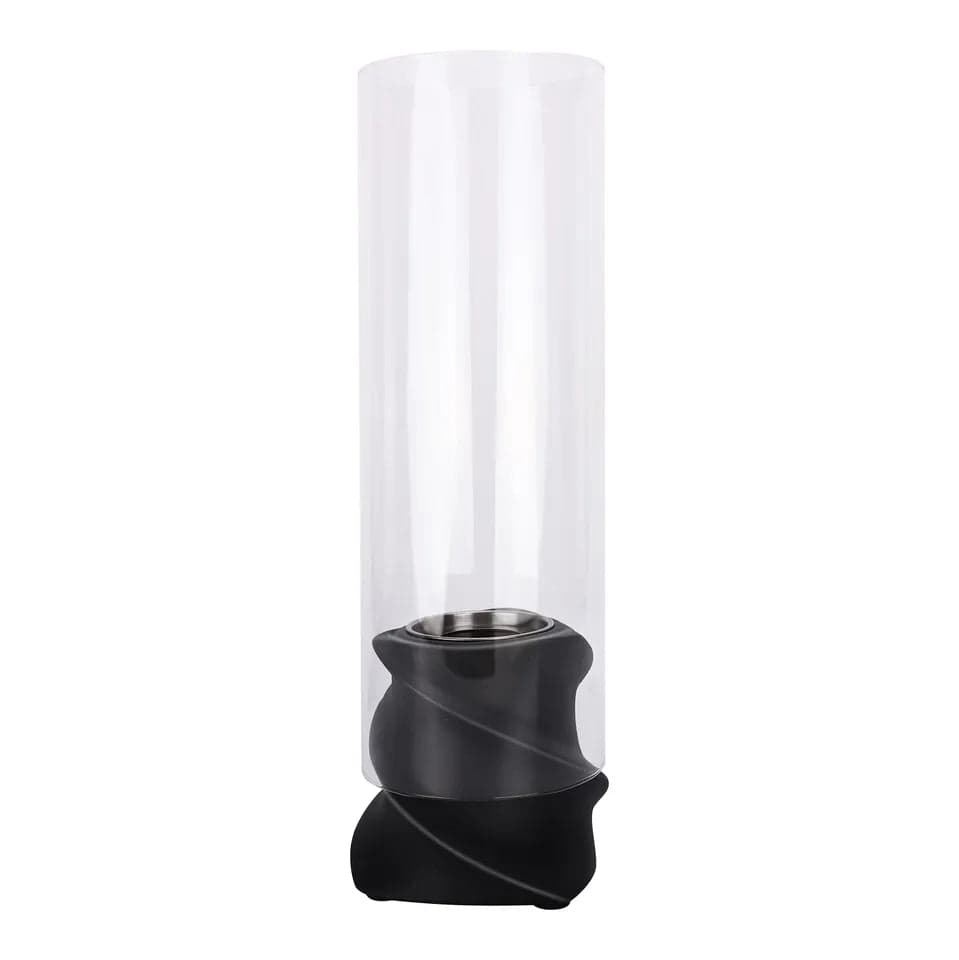 Lampada a Bioetanolo da Tavolo "Tornado" in Ceramica per arredamento Bar e Ristoranti in Caminetti gel ed etanolo Decor Space - Altamura, commercioVirtuoso.it