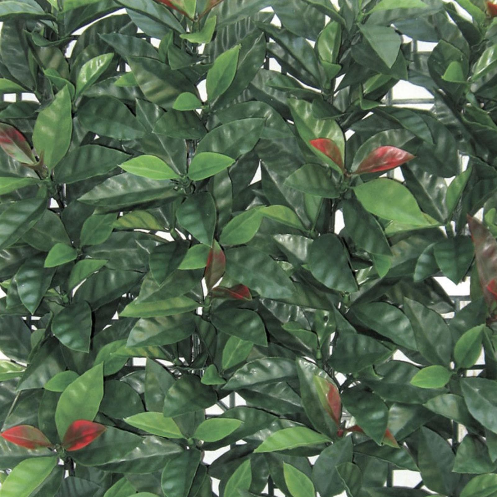 Siepe artificiale 3D Photinia rossa decorazione per balconi e giardino anti uv 1 x 1 Mt in Piante artificiali Decor Space - Altamura, commercioVirtuoso.it