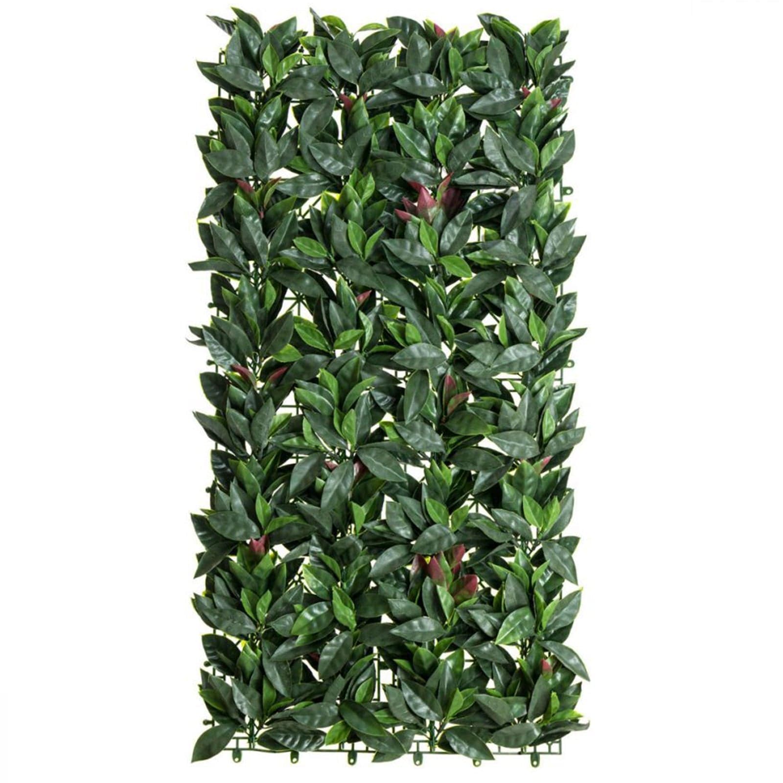Siepe artificiale 3D Photinia rossa decorazione per balconi e giardino anti uv 1 x 1 Mt in Piante artificiali Decor Space - Altamura, commercioVirtuoso.it