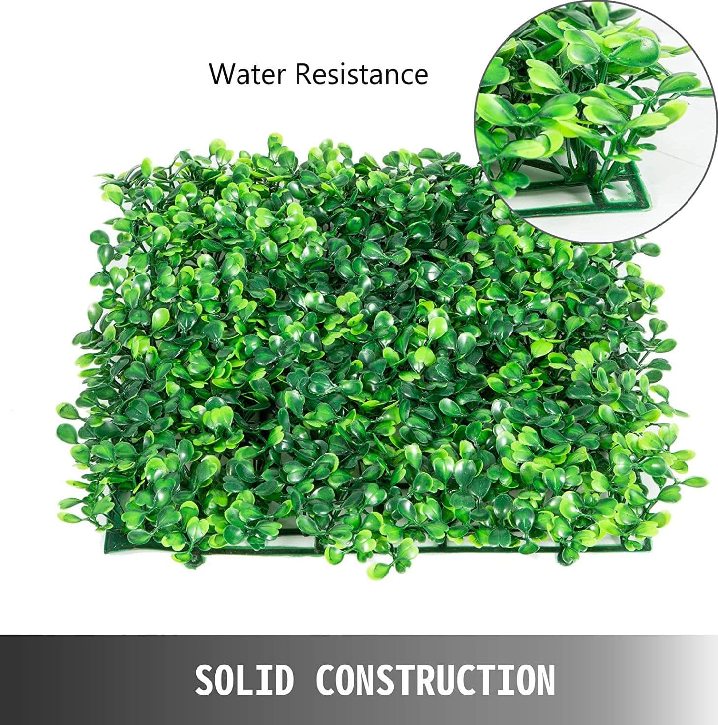 Siepe artificiale per parete sempreverde verticale "Bosso" da intero ed esterno 1 x 1 mt in Piante artificiali Decor Space - Altamura, commercioVirtuoso.it