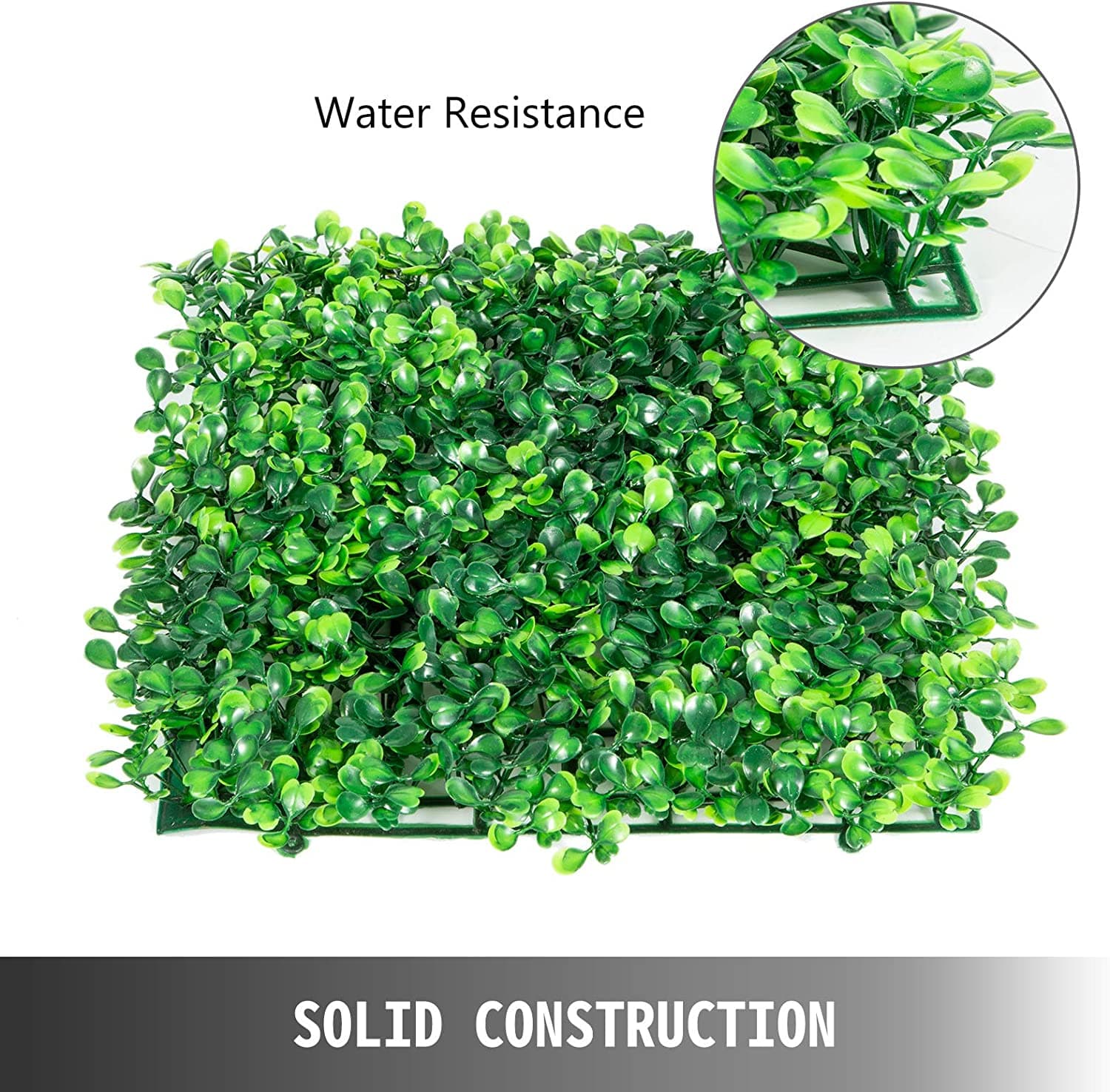 Siepe artificiale per parete sempreverde verticale "Bosso" da intero ed esterno 1 x 1 mt in Piante artificiali Decor Space - Altamura, commercioVirtuoso.it