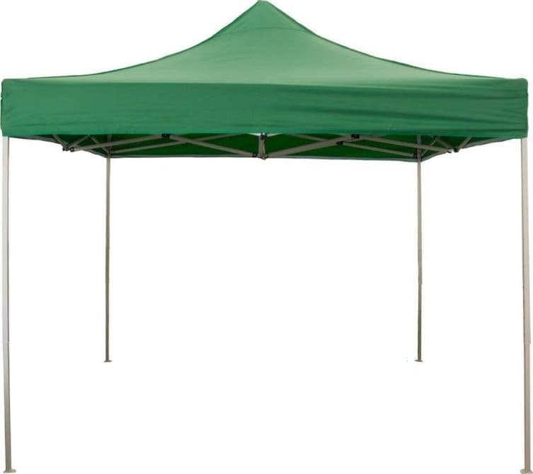 Gazebo pieghevole apertura a fisarmonica per campeggio, sagre ed eventi professionale 3 x 3 mt Verde in Gazebo Decor Space - Altamura, commercioVirtuoso.it