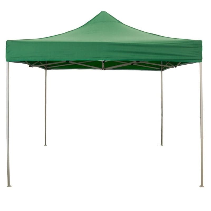 Gazebo pieghevole apertura a fisarmonica per campeggio, sagre ed eventi professionale 3 x 3 mt Verde in Gazebo Decor Space - Altamura, commercioVirtuoso.it