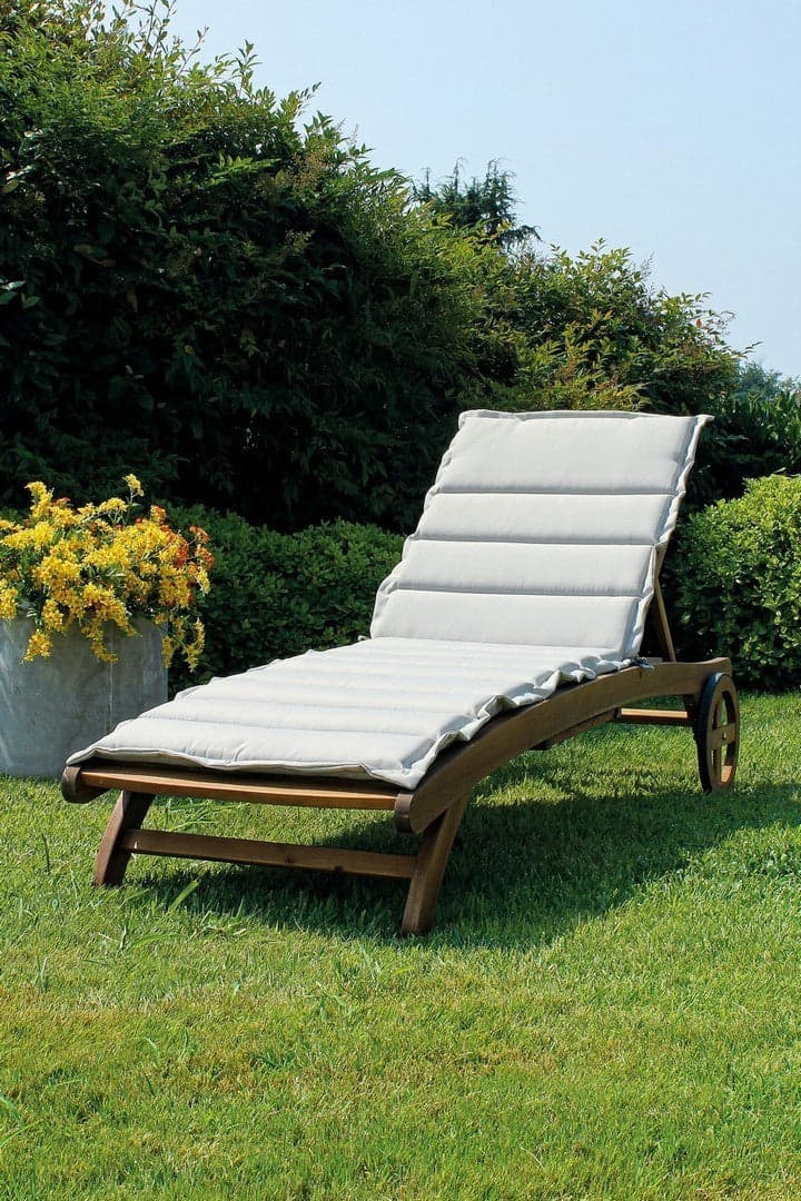 Cuscino per lettino e sdraio da esterno, sfoderabile ed idrorepellente, 190 x 62 cm in Cuscini per divani Decor Space - Altamura, commercioVirtuoso.it