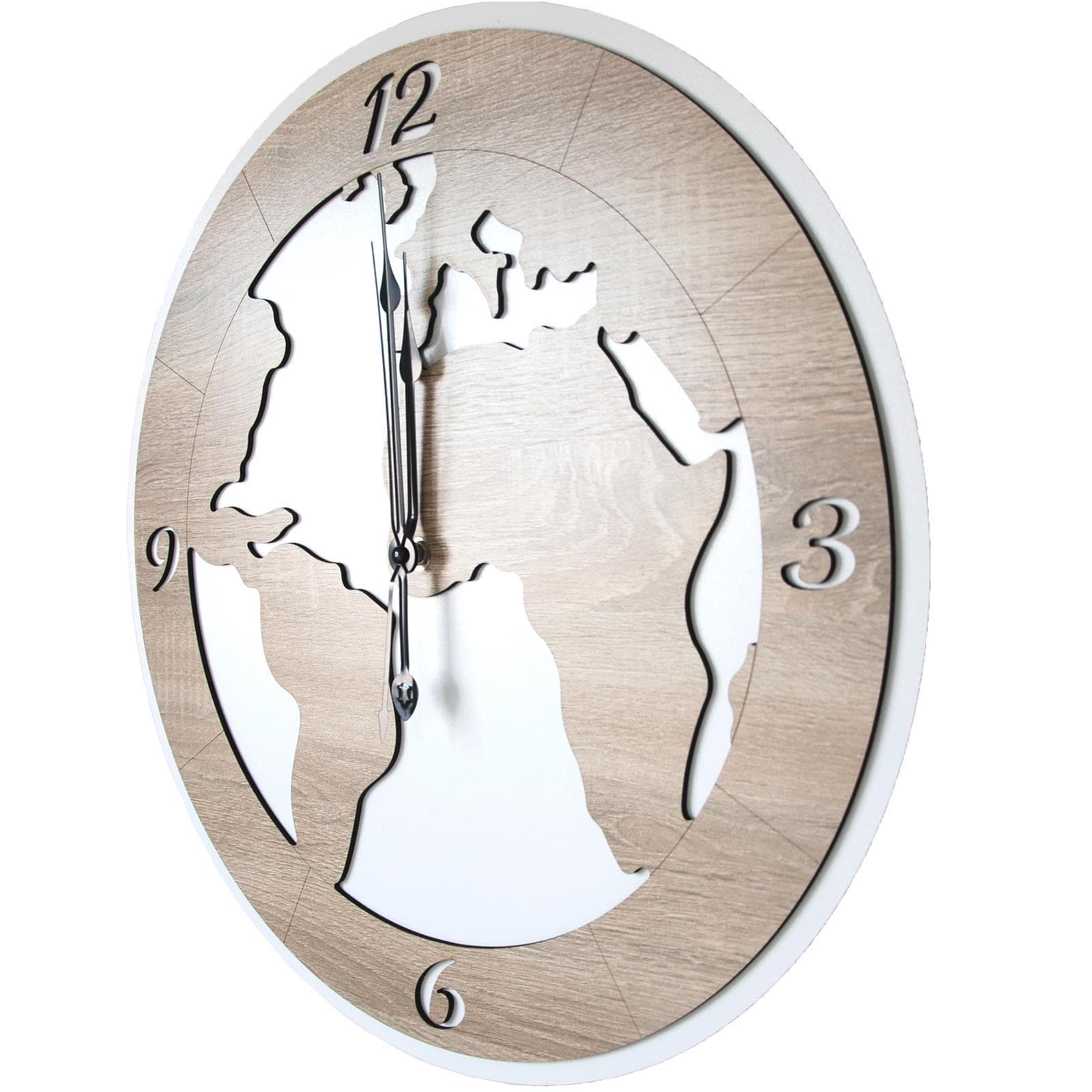 Orologio da parete personalizzabile idea regalo per bomboniera e cerimonia con taglio laser in Orologi da parete Decor Space - Altamura, commercioVirtuoso.it