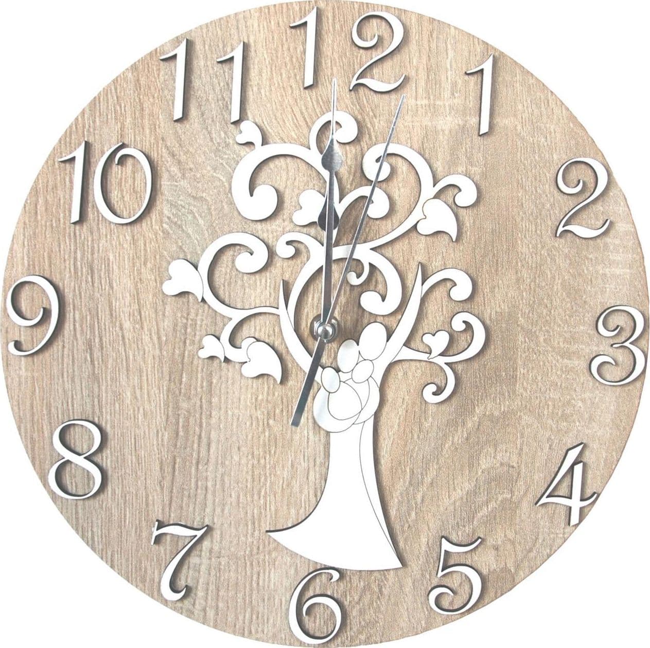 Orologio da parete personalizzabile idea regalo per bomboniera e cerimonia con taglio laser - 21
