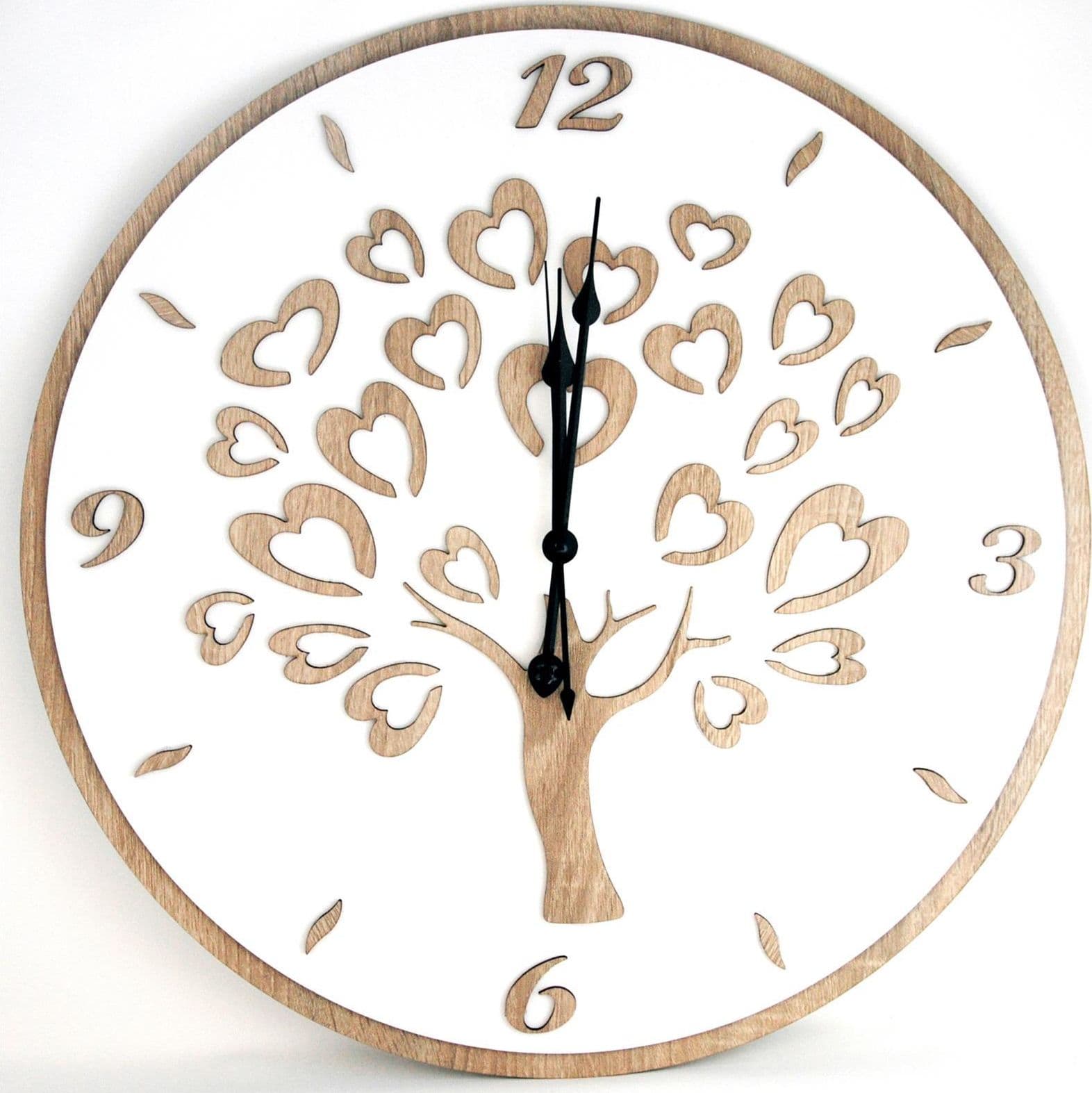 Orologio da parete personalizzabile idea regalo per bomboniera e cerimonia con taglio laser - 26
