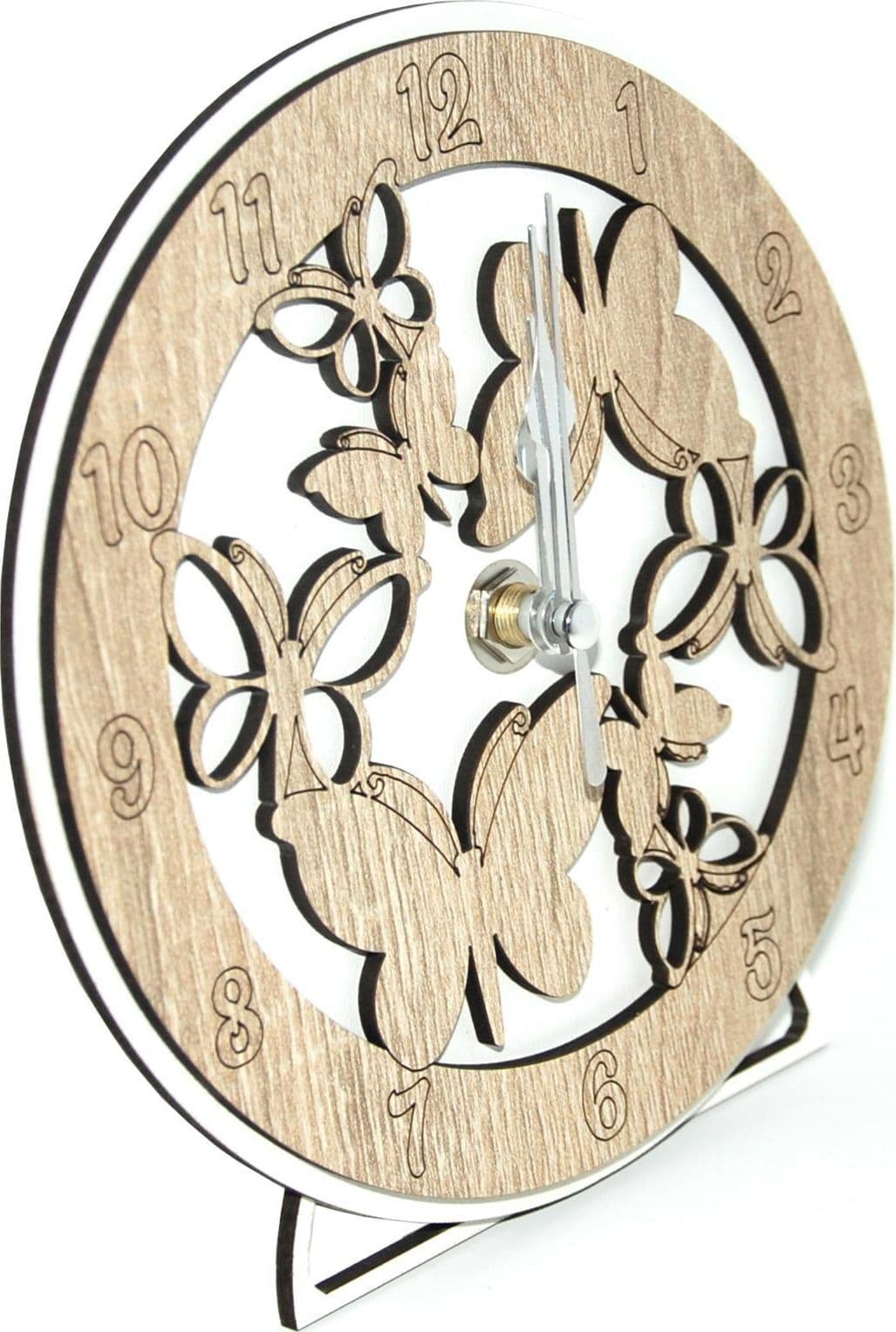Orologio da parete personalizzabile idea regalo per bomboniera e cerimonia con taglio laser - 34