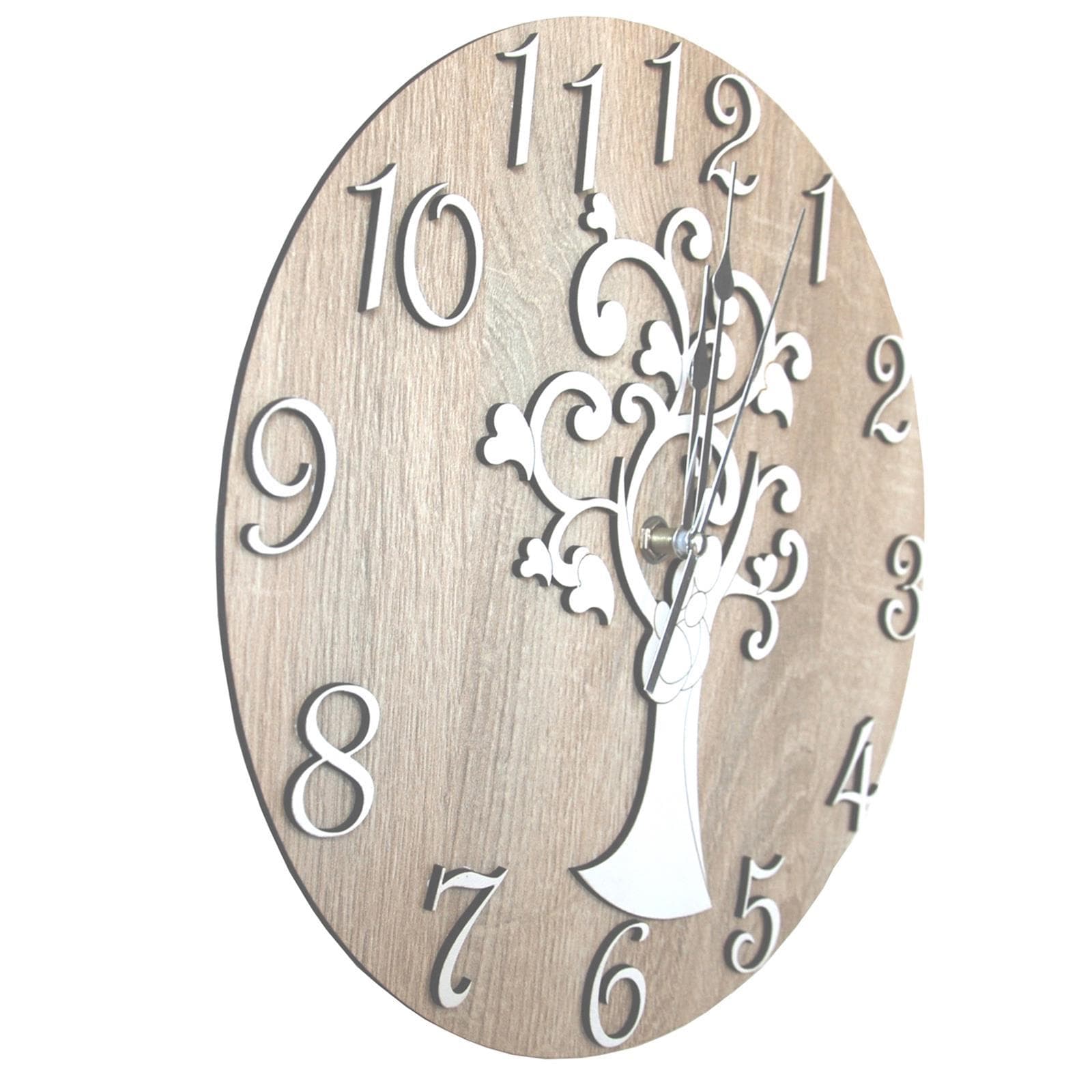 Orologio da parete personalizzabile idea regalo per bomboniera e cerimonia con taglio laser in Orologi da parete Decor Space - Altamura, commercioVirtuoso.it