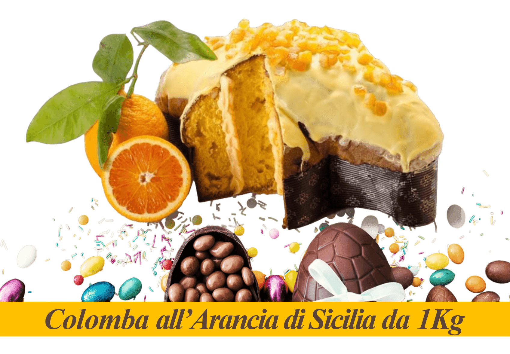 Colomba Artigianale con Crema di Arancia Di Sicilia in Panettoni La Truscia Tipico Siciliano - Messina, commercioVirtuoso.it
