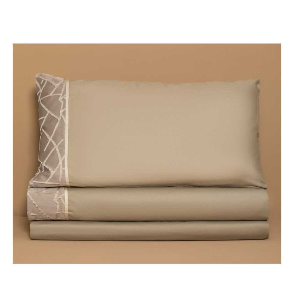 ELEGANTE COMPLETO LENZUOLA MATRIMONIALE ESMERALDA COTONE ALTA QUALITA' GRUPPO BATTAGLIA REALIZZATO ARTIGIANALMENTE - 2
