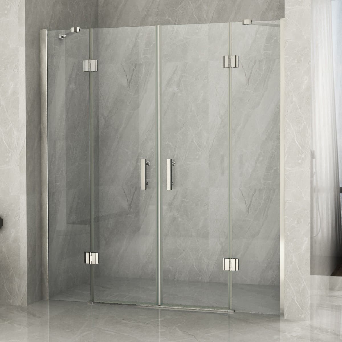 Porta Doccia Battente doppia Trasparente 8mm H195 AMANDA Fai da te/Attrezzature per cucine e bagni/Attrezzature per bagni/Docce e componenti doccia/Box doccia StileBagno - Roma, Commerciovirtuoso.it