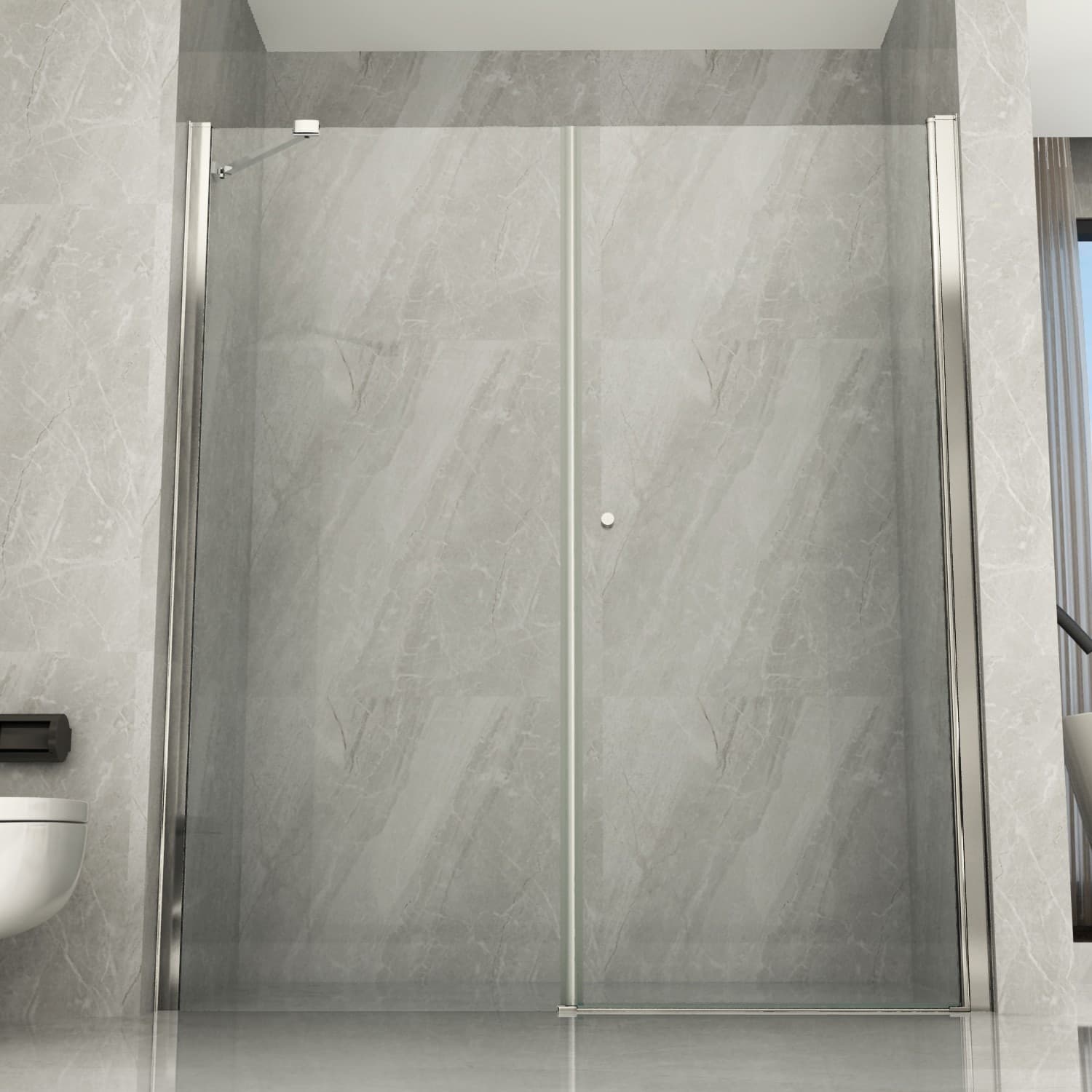 Porta Doccia Battente interna ed esterna con lato fisso Trasparente 8mm H195 MAGIC Fai da te/Attrezzature per cucine e bagni/Attrezzature per bagni/Docce e componenti doccia/Box doccia StileBagno - Roma, Commerciovirtuoso.it