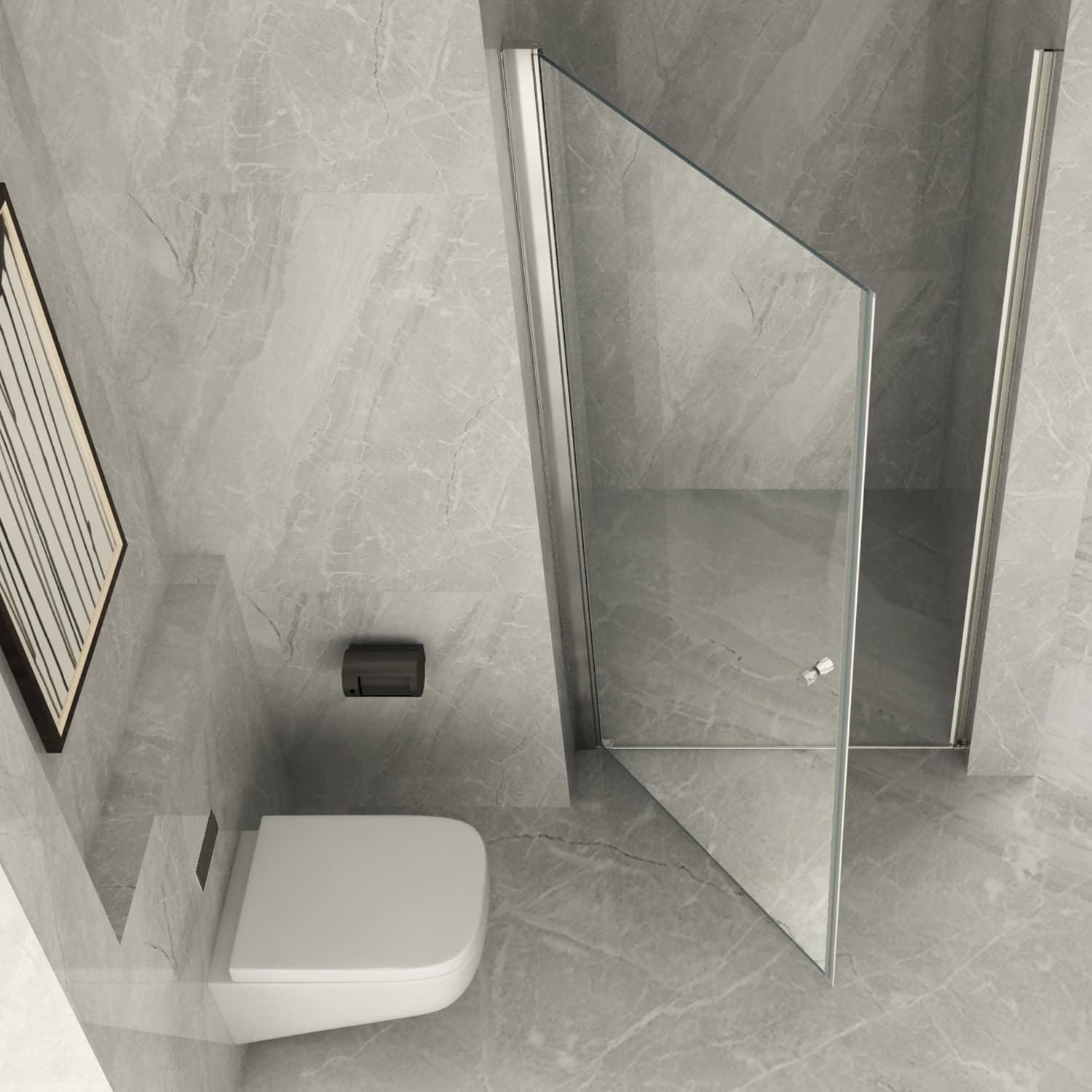 Porta Doccia Battente interna ed esterna Trasparente 8mm H195 MAGIC Fai da te/Attrezzature per cucine e bagni/Attrezzature per bagni/Docce e componenti doccia/Box doccia StileBagno - Roma, Commerciovirtuoso.it