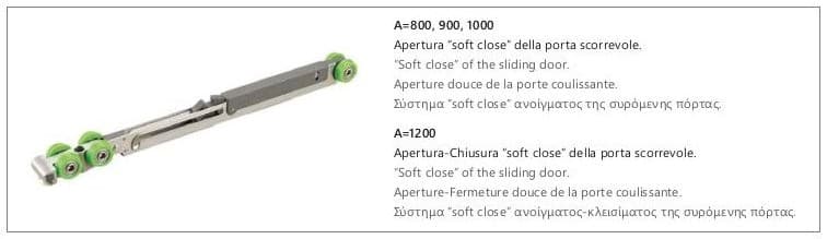 Box Doccia 2 lati Scorrevole Trasparente Anticalcare 8mm H200 SANTORINI 100 Cromo - 6