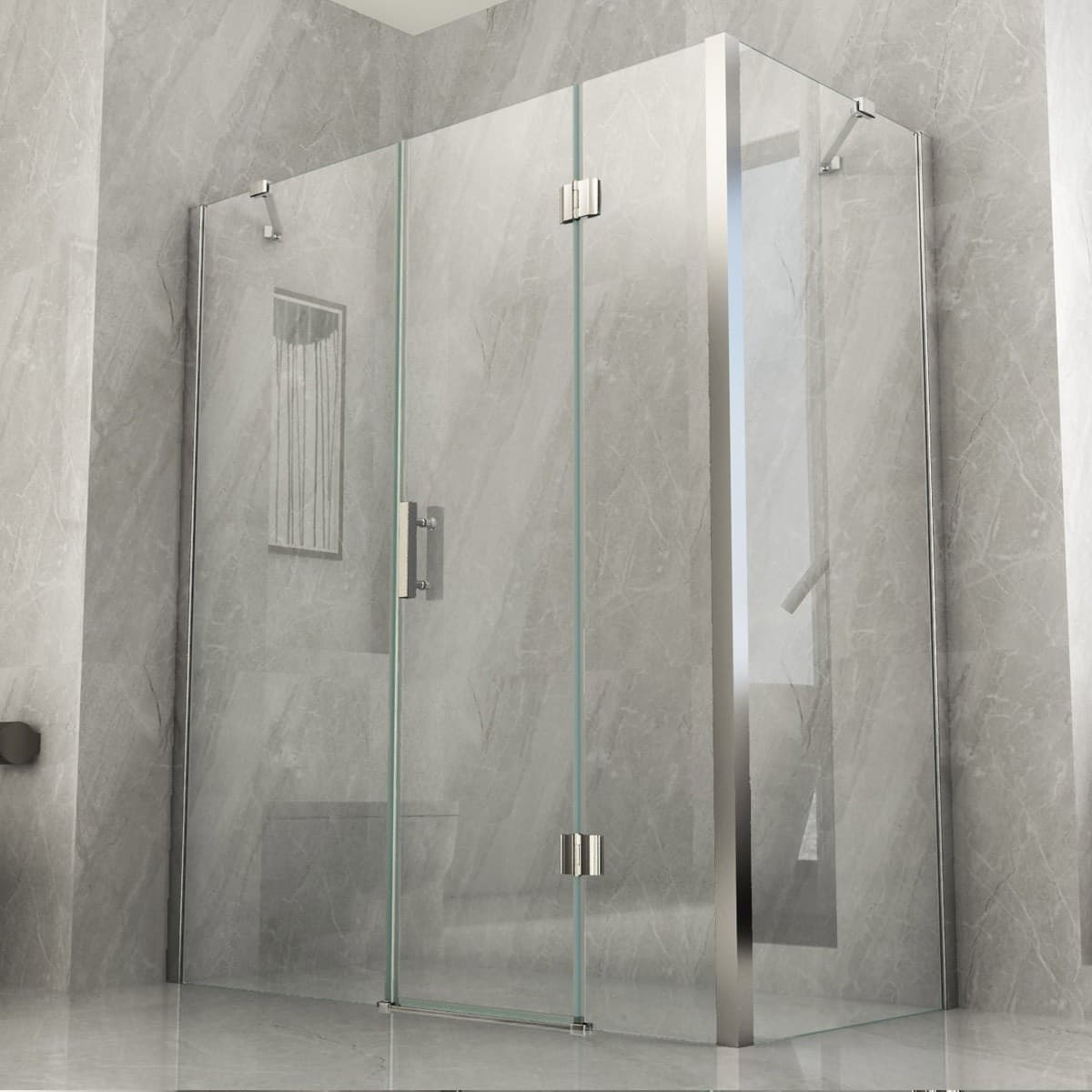 Box Doccia 2 lati Battente Trasparente 8mm H195 AMANDA Maxi Fai da te/Attrezzature per cucine e bagni/Attrezzature per bagni/Docce e componenti doccia/Box doccia StileBagno - Roma, Commerciovirtuoso.it
