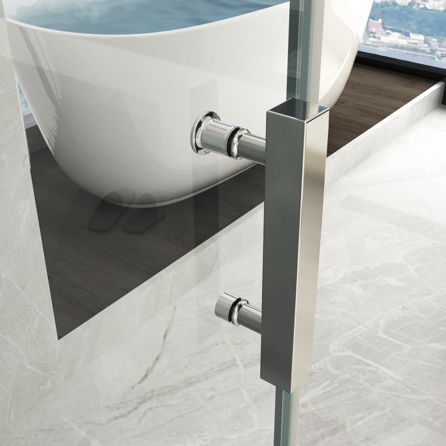 Box Doccia 2 lati Battente Trasparente 8mm H195 AMANDA Fai da te/Attrezzature per cucine e bagni/Attrezzature per bagni/Docce e componenti doccia/Box doccia StileBagno - Roma, Commerciovirtuoso.it