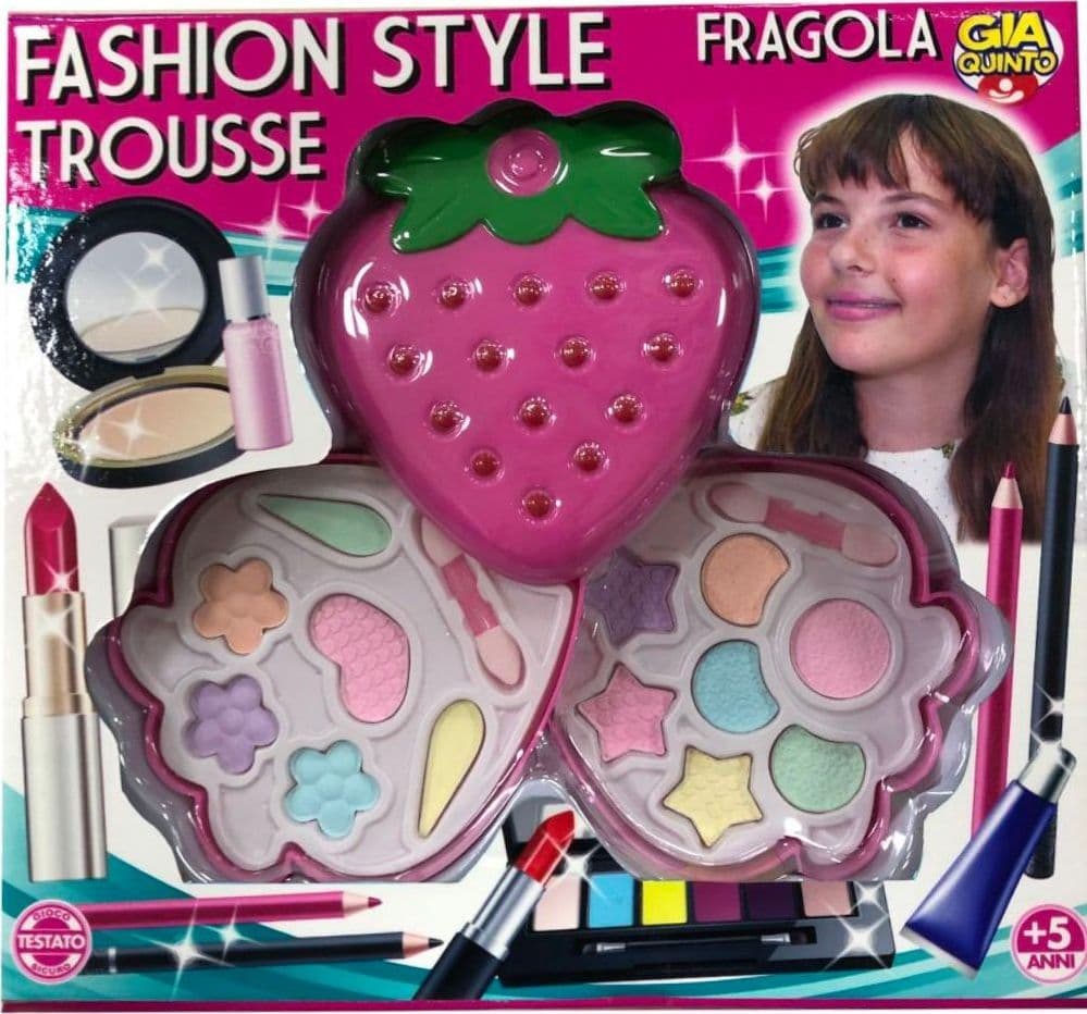 TROUSSE PER BAMBINE TRUCCO OMBRETTI GIOCATTOLO PER BAMBINE GIOCO SICURO ETÀ 5+