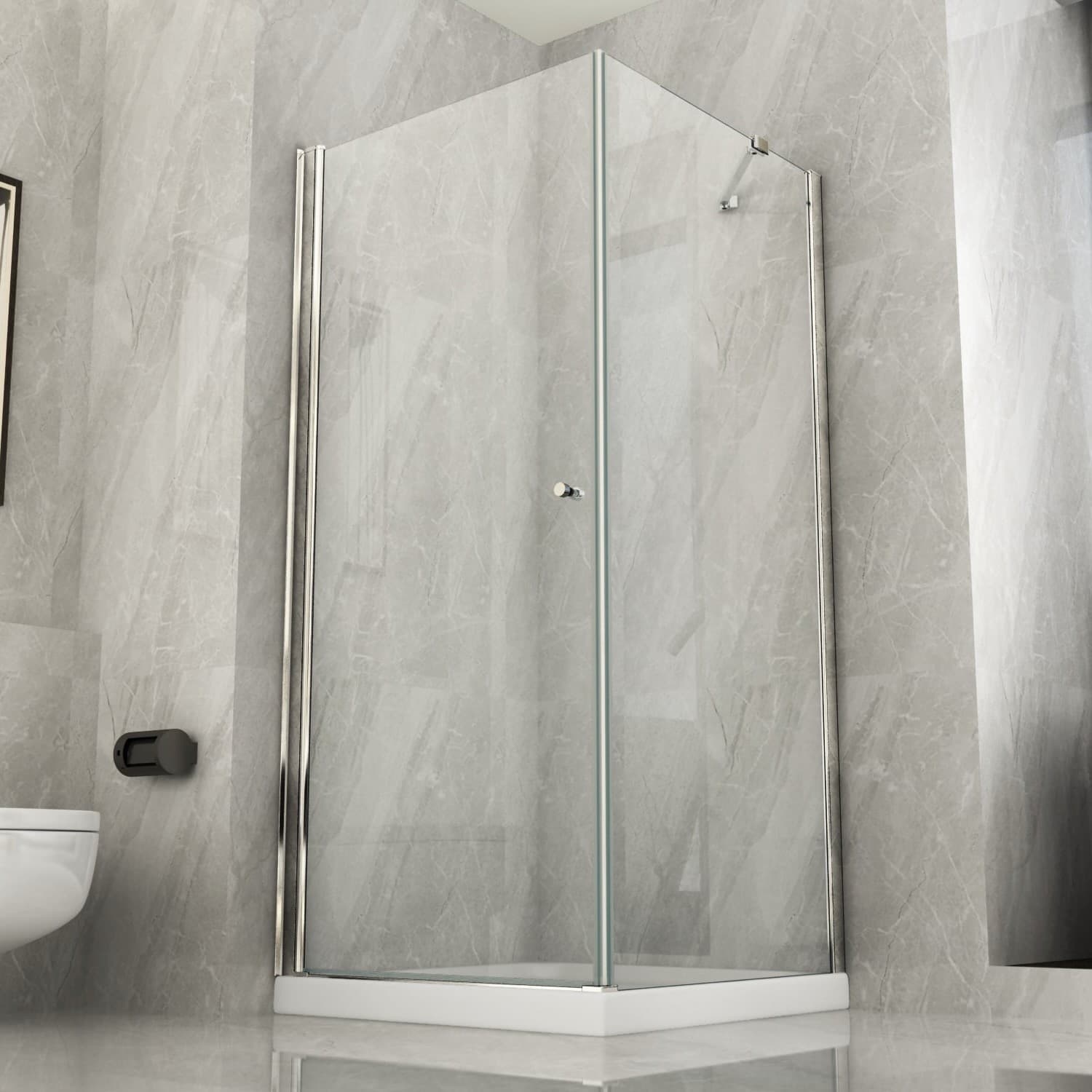 Box Doccia 2 lati Porta Battente totale Trasparente 8mm H195 MAGIC Fai da te/Attrezzature per cucine e bagni/Attrezzature per bagni/Docce e componenti doccia/Box doccia StileBagno - Roma, Commerciovirtuoso.it
