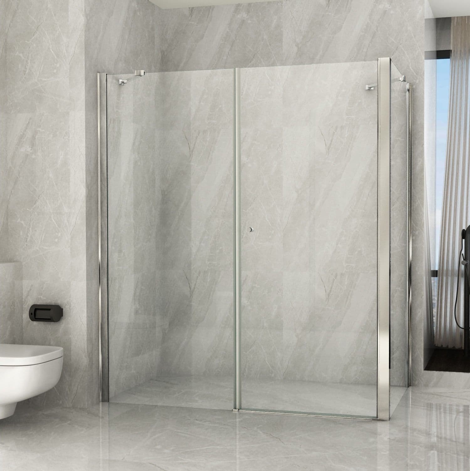Box Doccia 2 lati Porta Battente Trasparente 8mm H195 MAGIC Maxi Fai da te/Attrezzature per cucine e bagni/Attrezzature per bagni/Docce e componenti doccia/Box doccia StileBagno - Roma, Commerciovirtuoso.it