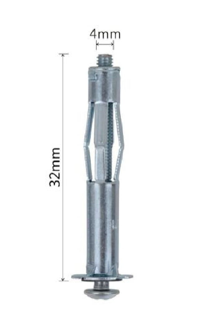 SET 5 PZ TASSELLI METALLICI ESPANDIBILI VITI A ESPANSIONE STILE I 4 X 32MM 92848 - 2