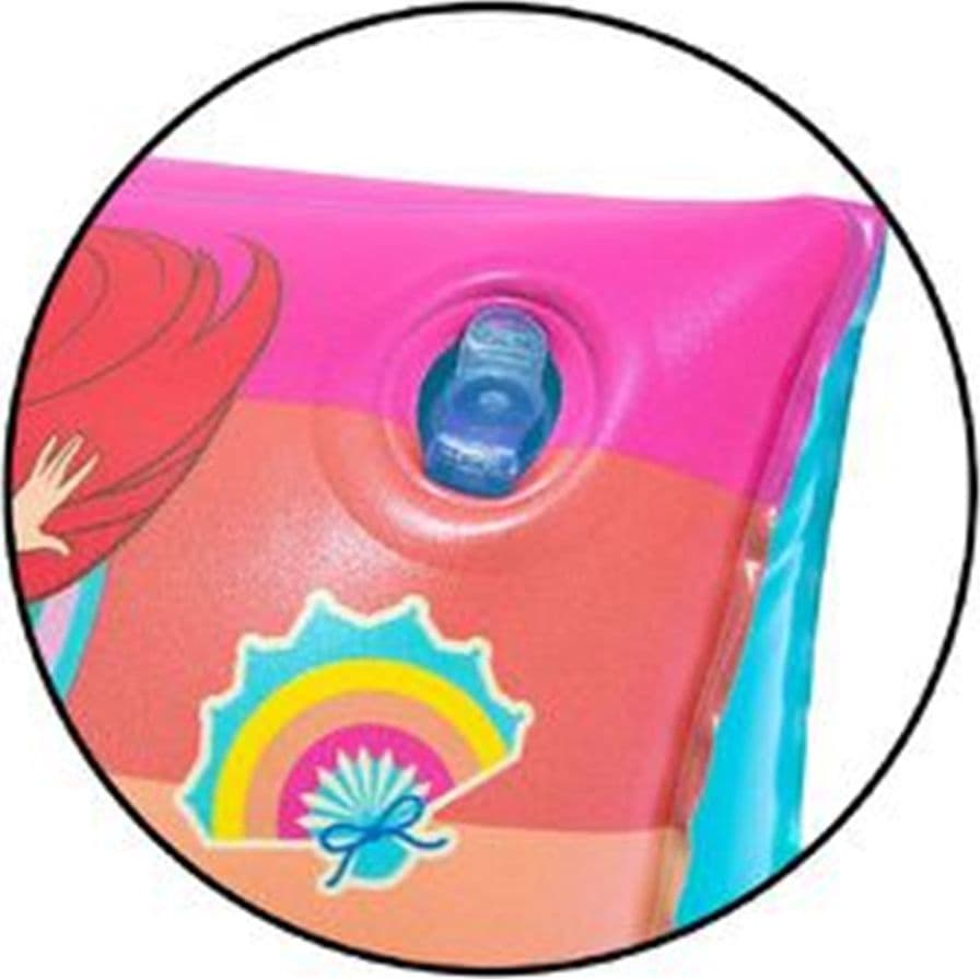 BRACCIOLI PER IL MARE DA PRINCIPESSA PER BAMBINE SPIAGGIA PISCINA NUOTO 23X15 CM - 4
