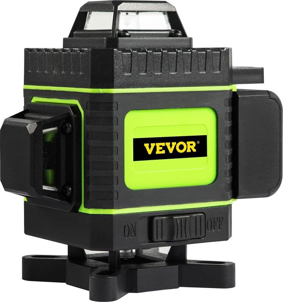 LIVELLA LASER A VERDE 16 LINEE AUTOLIVELLANTE 4X360° CON BASE DI TREPPIEDE - 12