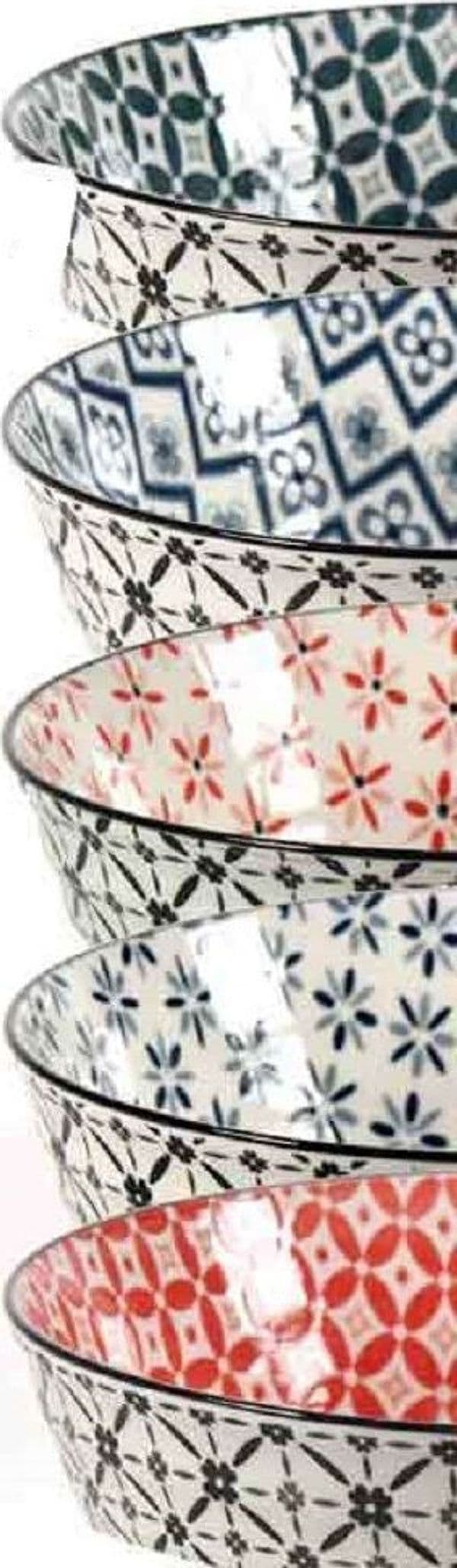CIOTOLA TONDA CASABLANCA MULTIUSO 23X23X8,5CM CERAMICA ASSORTITI CUCINA 720079 - 3
