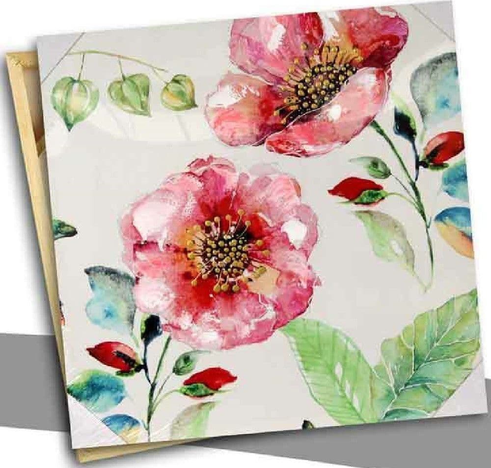 QUADRO QUADRETTO DECORATIVO 60X60X2,5CM TELA SU LEGNO DELUXE DECORI ASS. 723643 - 3