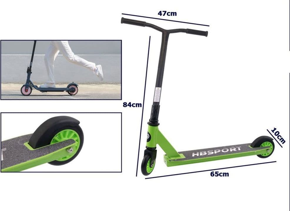 MONOPATTINO DUE RUOTE VELOCE E LEGGERO VERSATILE PER BAMBINI E RAGAZZI SVAGO - 7