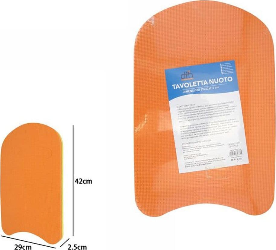 TAVOLETTA DA NUOTO MARE PISCINA PER BAMBINI E ADULTI VARI COLORI 29x2.5x42 CM - 2