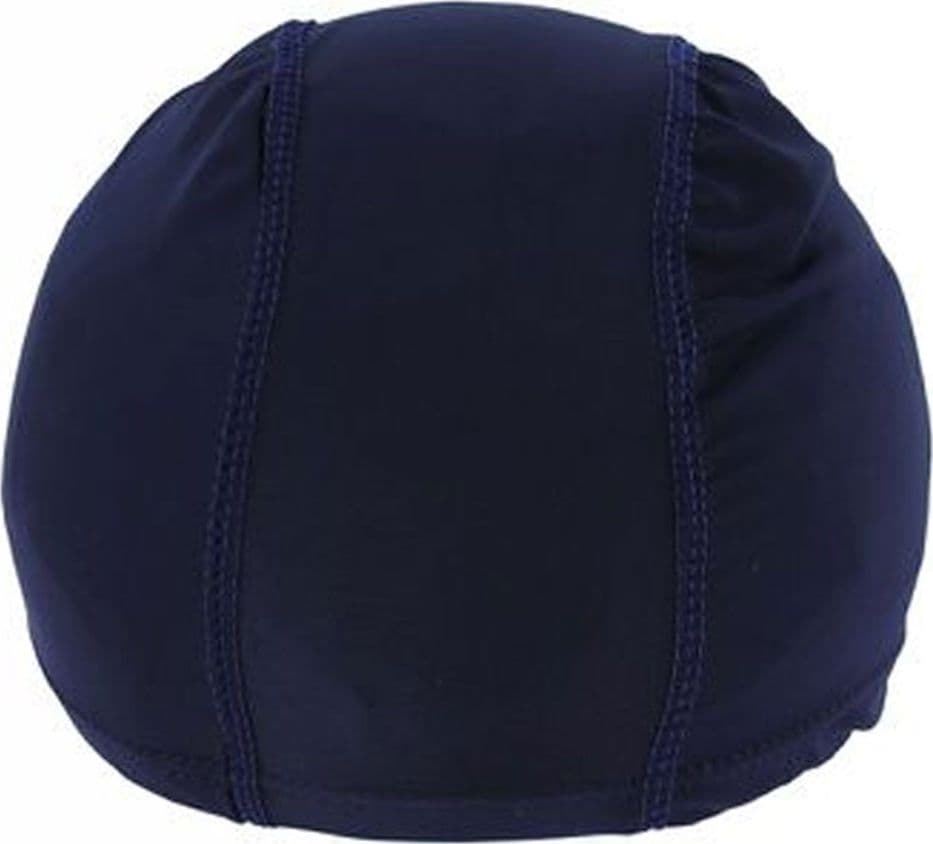 3 PZ CUFFIA PISCINA MARE NUOTO PRESSATA MONOCOLORE BLU CON FASCIA ELASTICA 2 CM - 3