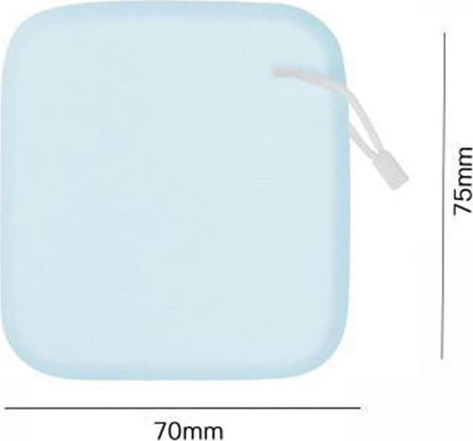 4PZ SPUGNE DETERGENTI PER PULIZIA VISO MAKE UP DISCHETTI STRUCCANTI 70x75 MM - 4