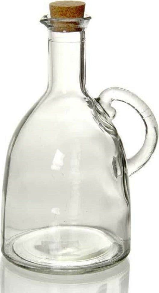 BOTTIGLIA AMPOLLA OLIERA ACETO TAPPO SUGHERO CON MANICO 580ML 19CM VETRO 775000 - 2