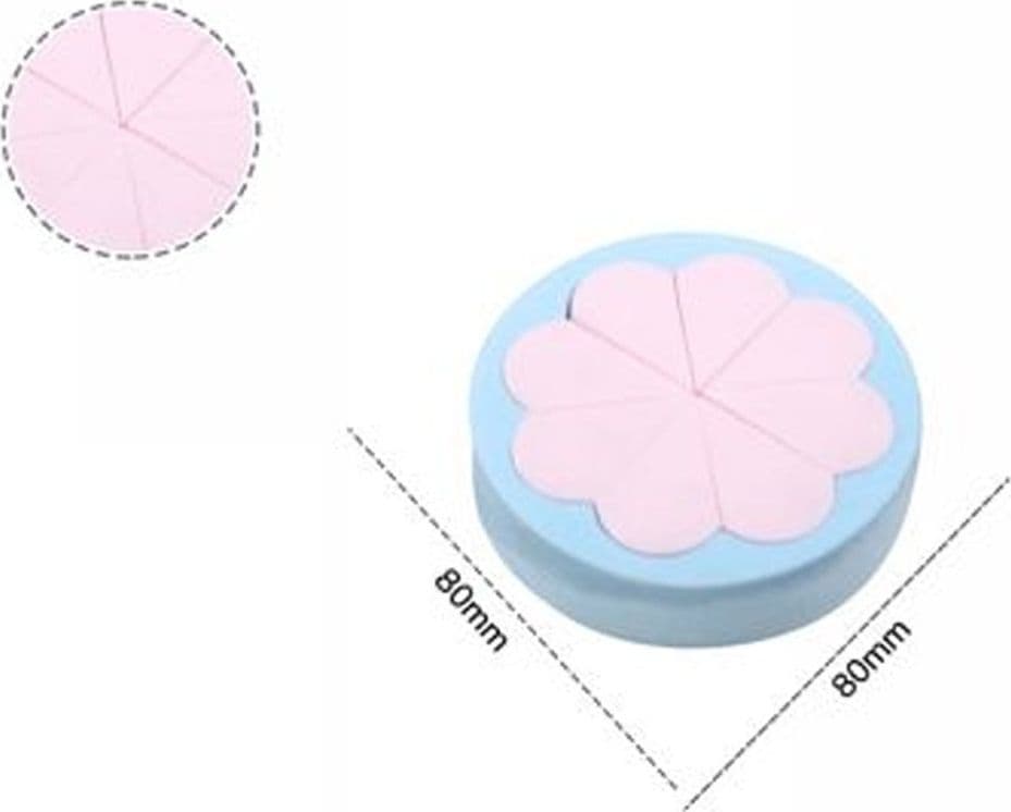 2 PZ FIORI SPUGNE CORRETTORE FONDOTINTA SFUMATURE MAKE UP SPUGNETTE CONTURING - 8