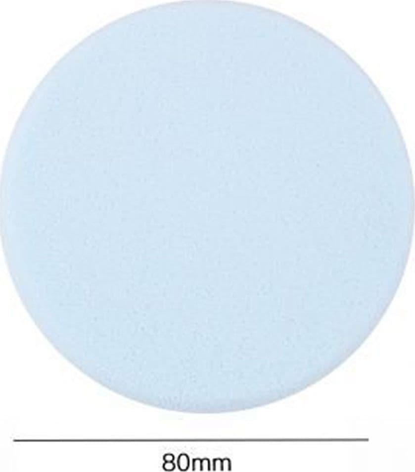 4PZ SPUGNE DETERGENTI PER PULIZIA VISO MAKE UP DISCHETTI STRUCCANTI MORBIDI 80MM - 4