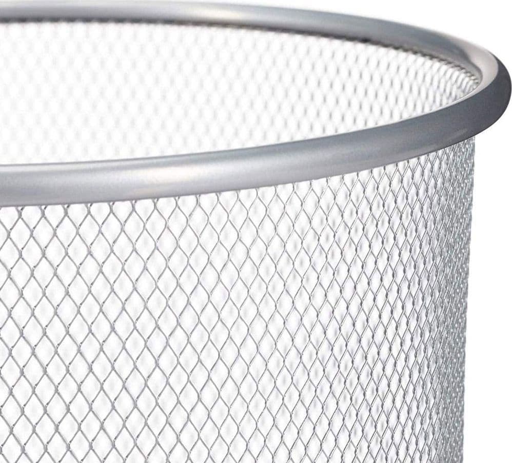 PORTA OMBRELLI FATIGATI CESTINO TRAFORATO IN METALLO PER CASA E UFFICIO 27X50 CM - 4