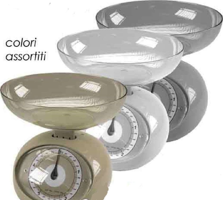 BILANCIA CUCINA 5KG ANALOGICA MECCANICA CIOTOLA MODERNA COLORI ASSORTITI 684036 - 4